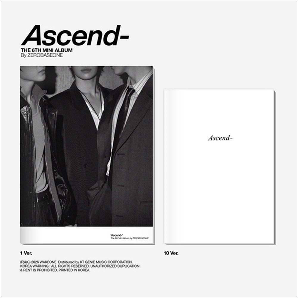 ZEROBASEONE The 6th Mini Album [Ascend-] Photobook Ver. (1 Ver. & 10 Ver.) + Free Gift