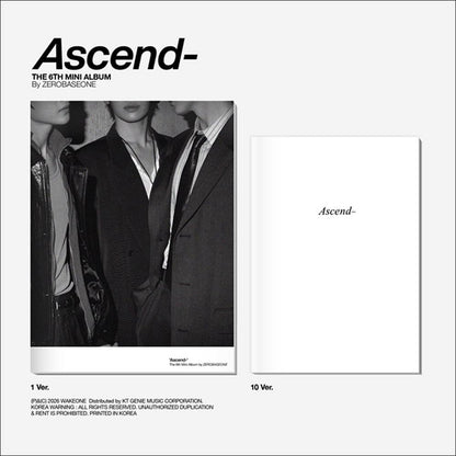 ZEROBASEONE The 6th Mini Album [Ascend-] Photobook Ver. (1 Ver. & 10 Ver.) + Free Gift