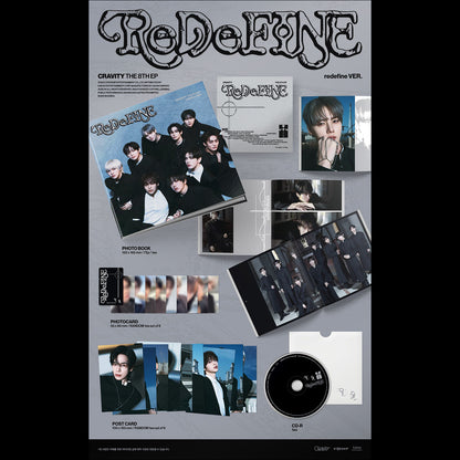 (redefine VER.) CRAVITY [ReDeFINE] THE 8TH EP Album + Free Gift