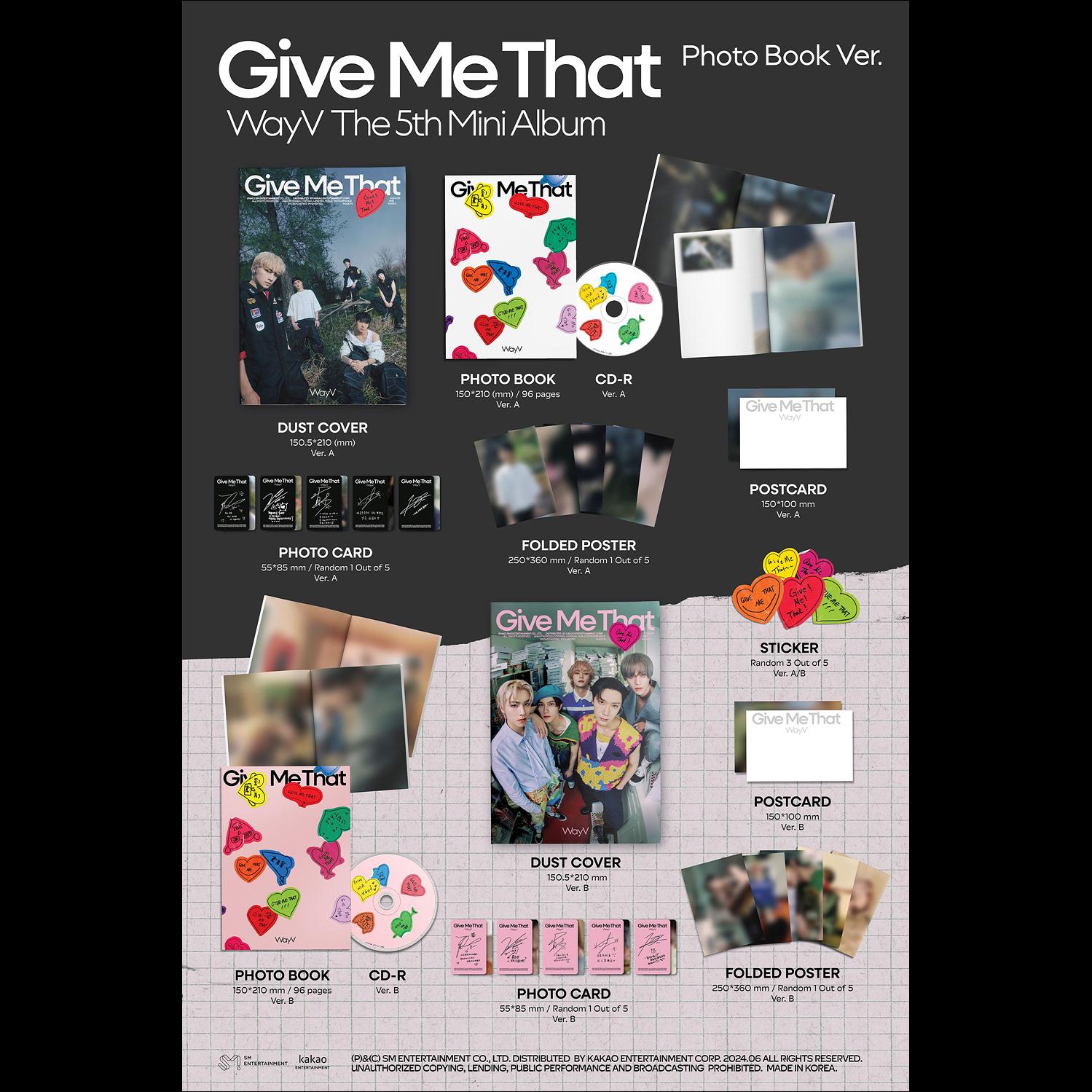WayV - Give Me That Photobook Ver.
