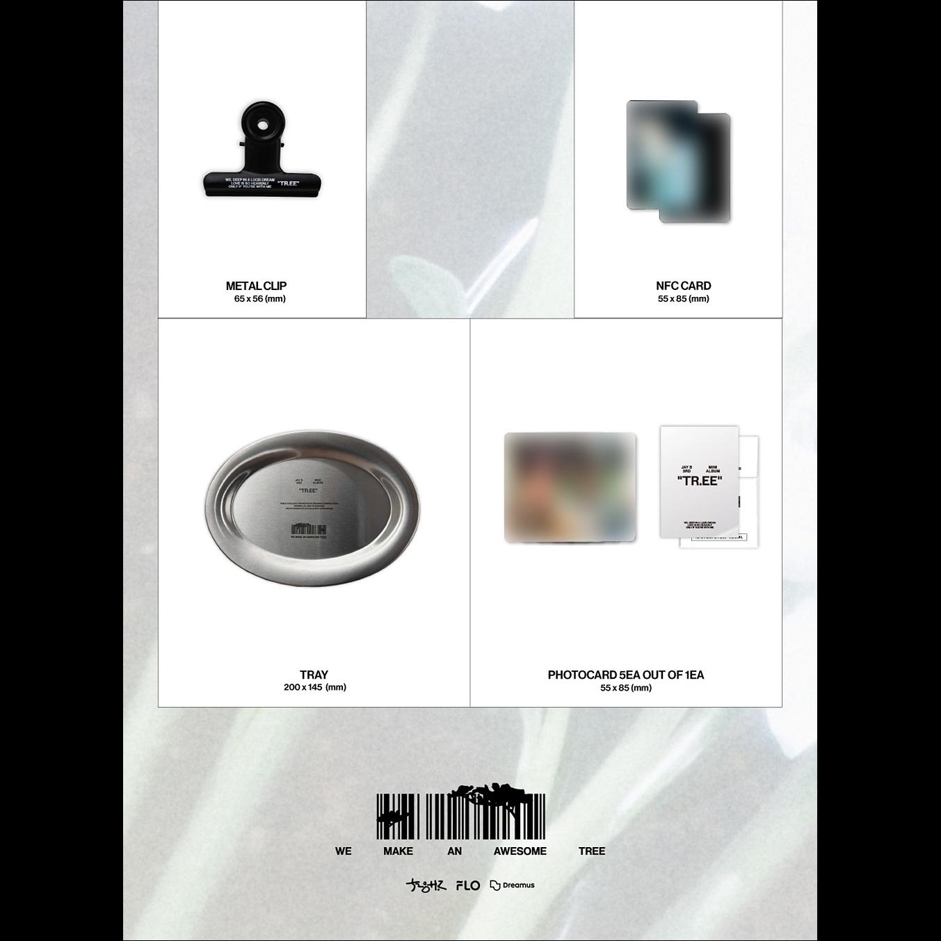 [Pre-order] JAY B (GOT7) TR.EE 3rd Mini Album (MEDITATION Ver.) + Free Gift