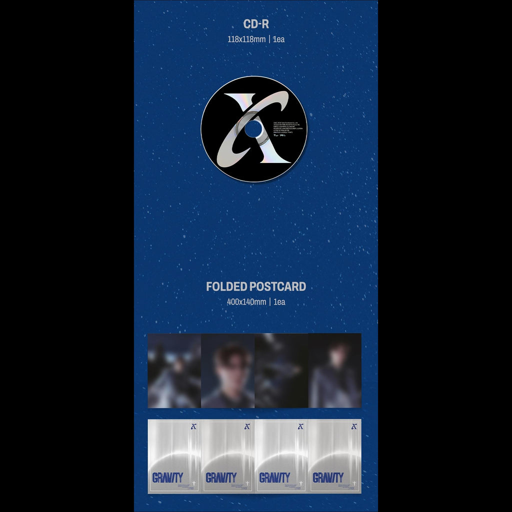 XIA (JYJ) 5th FULL ALBUM [GRAVITY] Cosmic Ver. + Free Gift