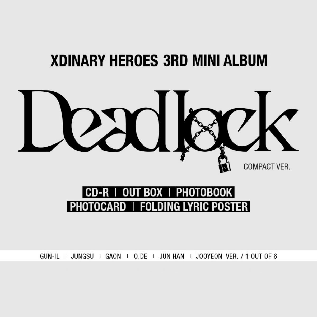 Xdinary Heroes - Deadlock Compact Ver. / 3rd Mini Album