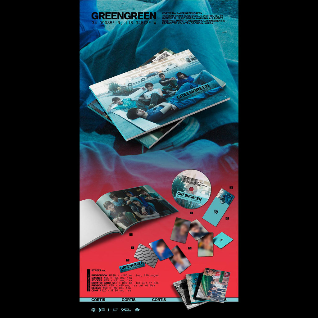 CORTIS The 2nd EP [GREENGREEN] + Free Gift