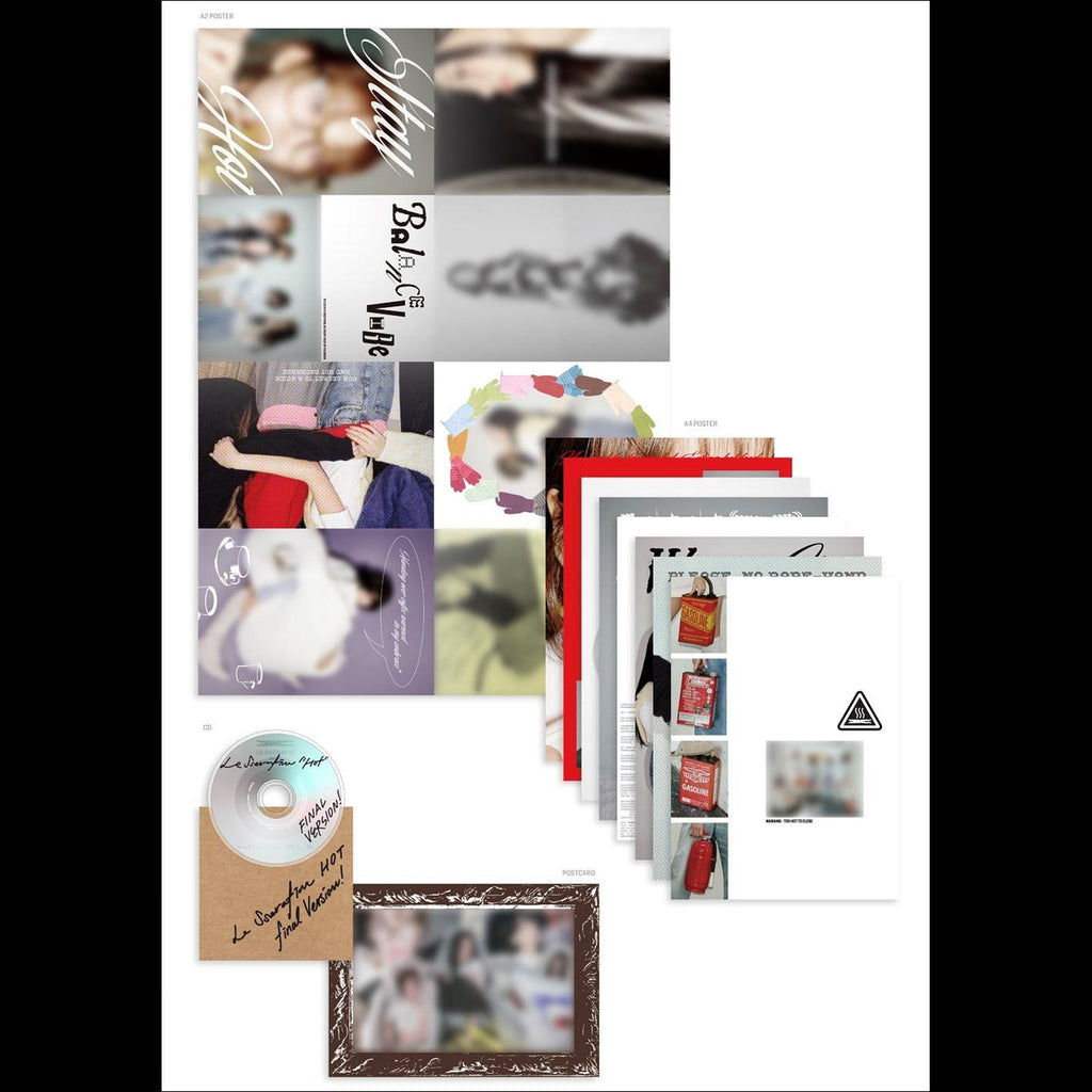 LE SSERAFIM - HOT (TIN CASE ver.) / 5th Mini Album