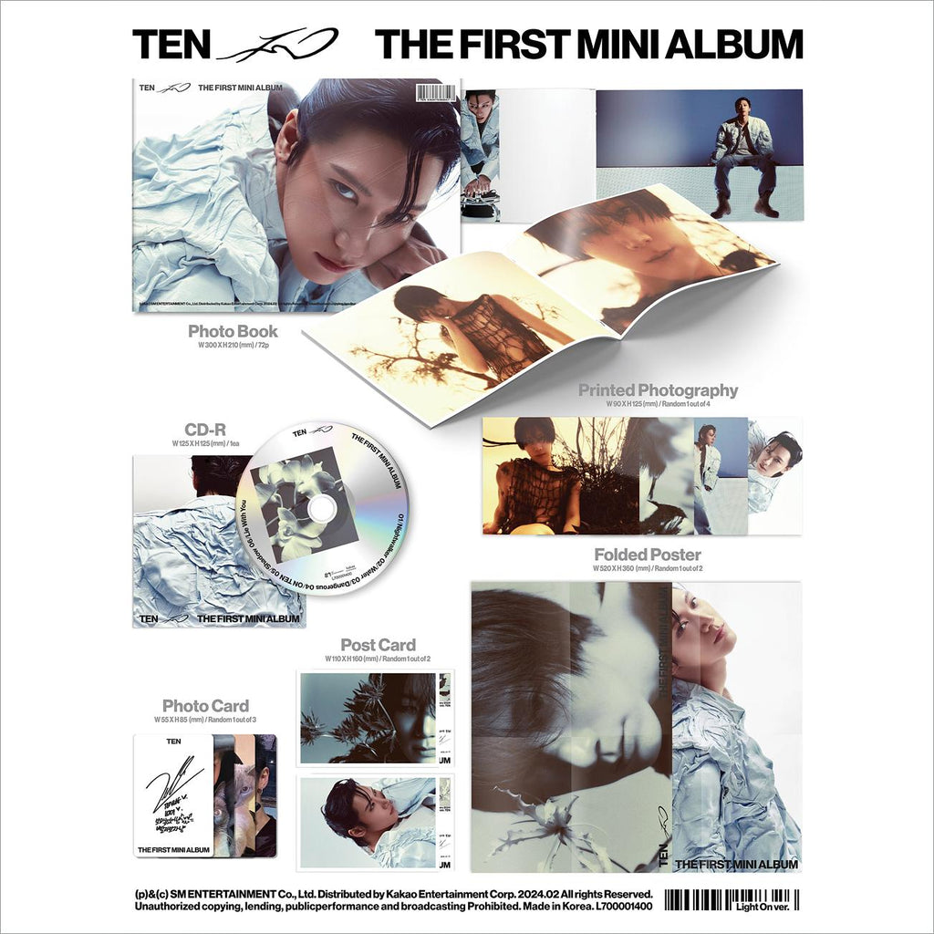 TEN(NCT) [TEN] Photobook (Light On Ver./On Ten Ver.)
