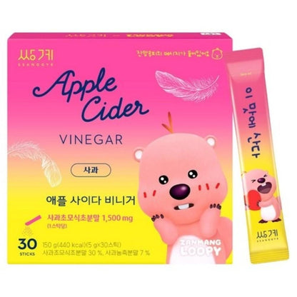 Sktea Zanmang Loopy Apple Cider Vinegar (Apple Flavor) 5g x 30 Sticks