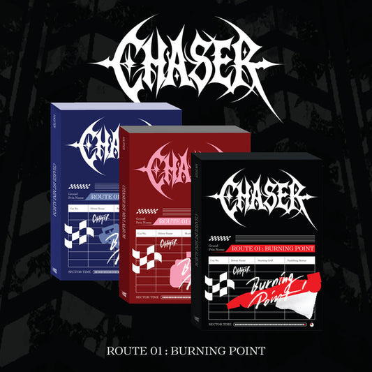 CHASER - ROUTE 01 BURNING POINT (GRID ver. / APEX ver. / OVERALL. ver) + Free Gift