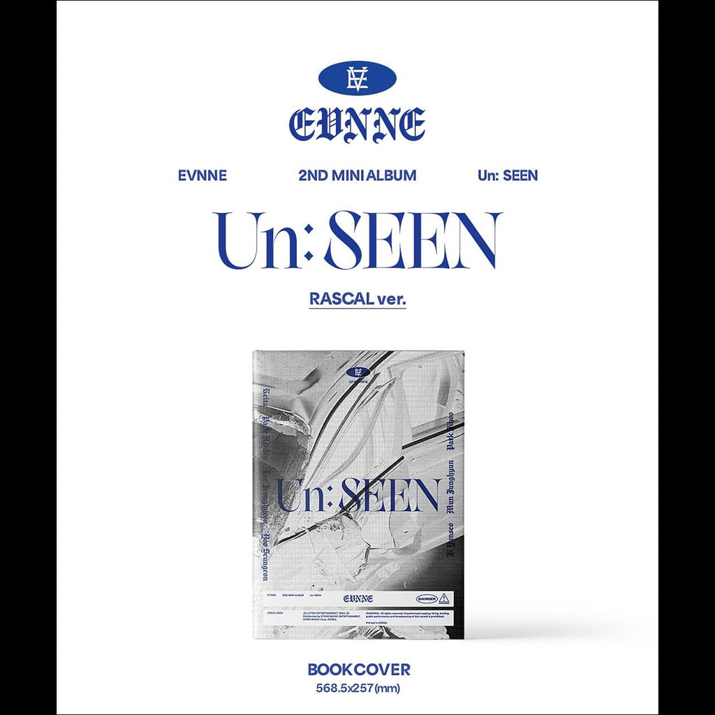 EVNNE [Un: SEEN] 2nd Mini Album (RASCAL Ver. / vulnerable ver.)