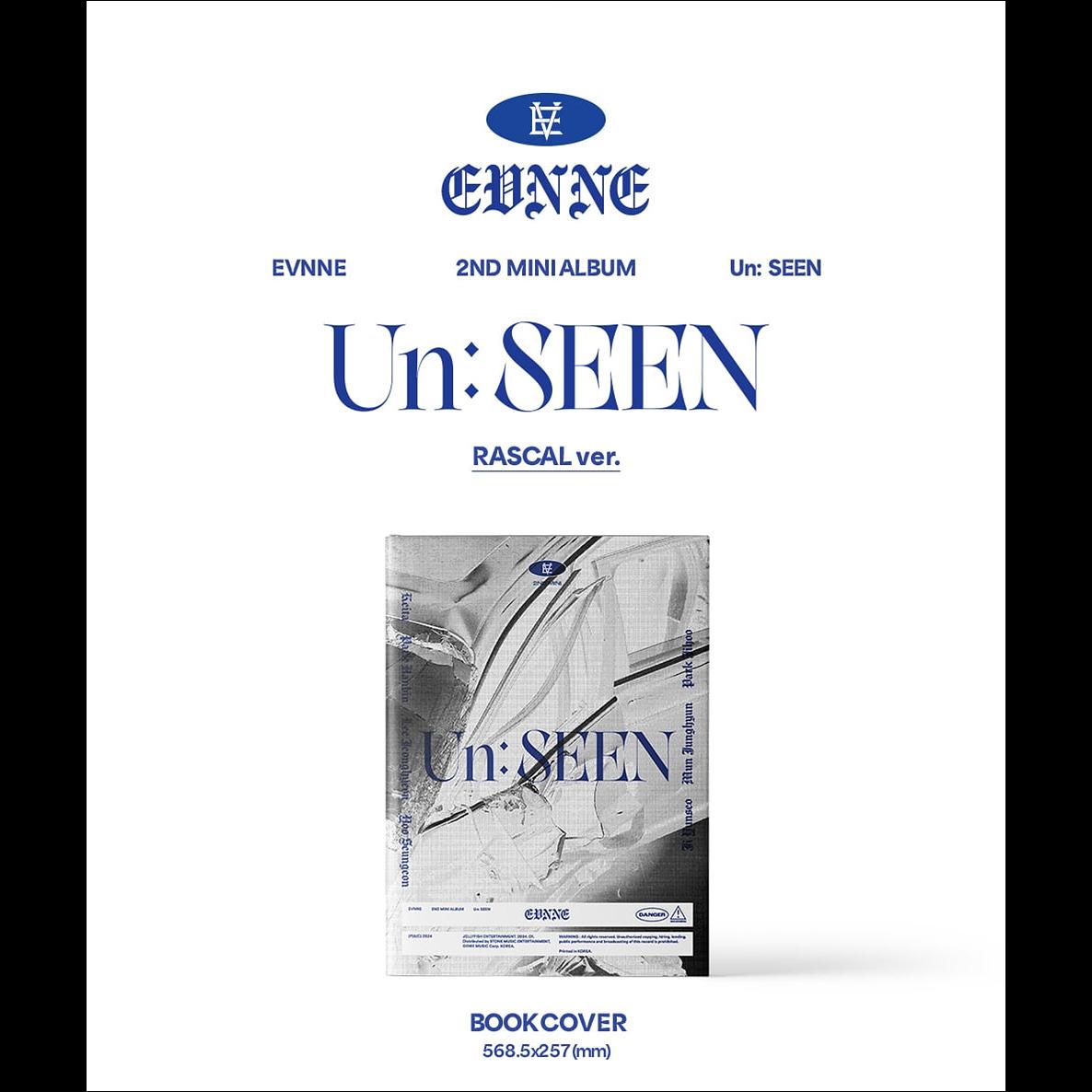 EVNNE [Un: SEEN] 2nd Mini Album (RASCAL Ver. / vulnerable ver.)