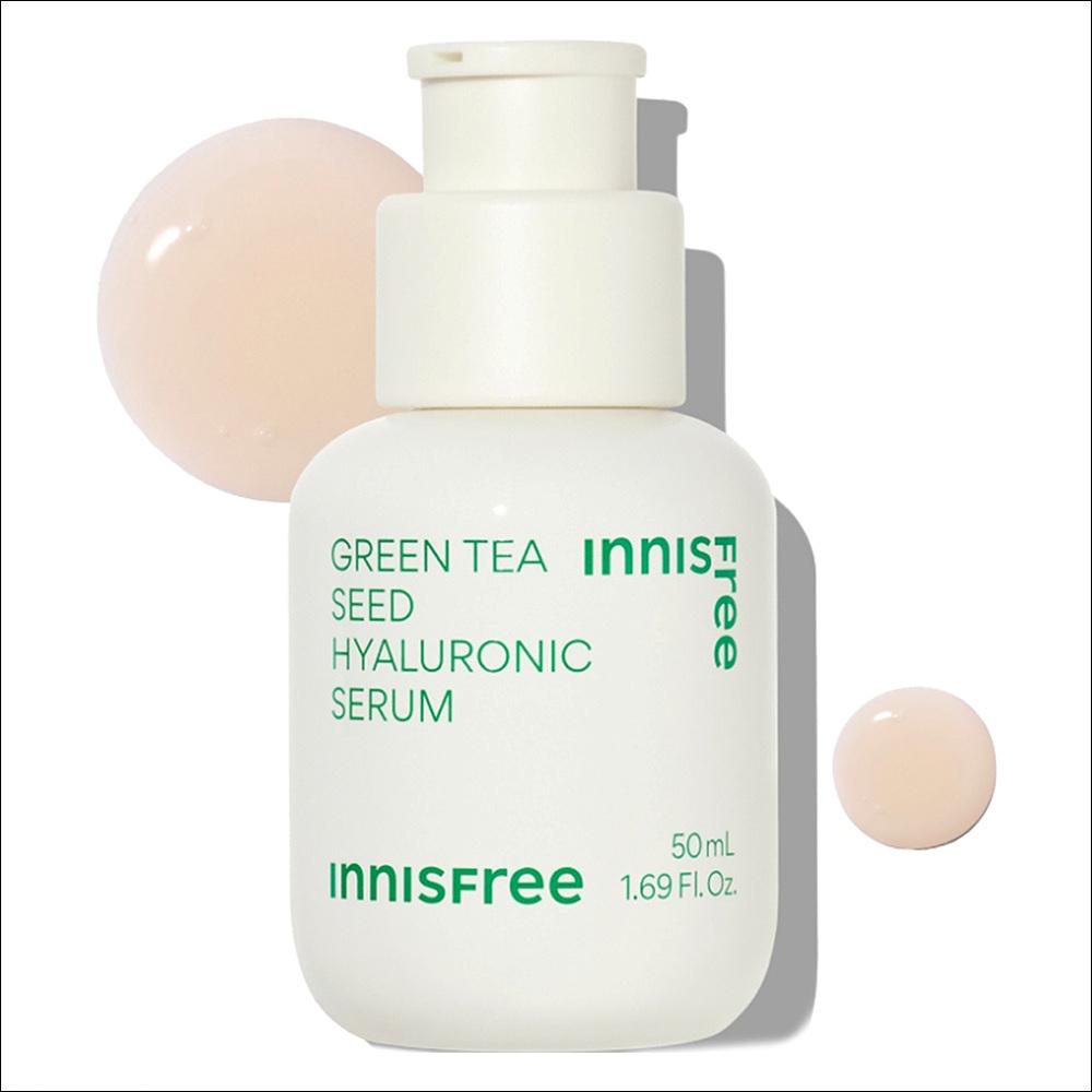innisfree Green Tea Seed Hyaluronic Serum (50ml – 1 Bottle / New Formula)