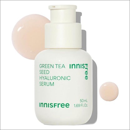 innisfree Green Tea Seed Hyaluronic Serum (50ml – 1 Bottle / New Formula)