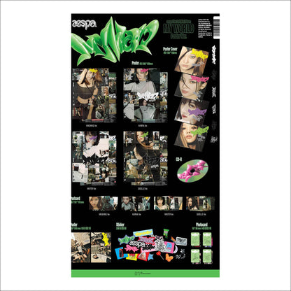 [Poster Ver.] aespa MY WORLD 3rd Mini Album