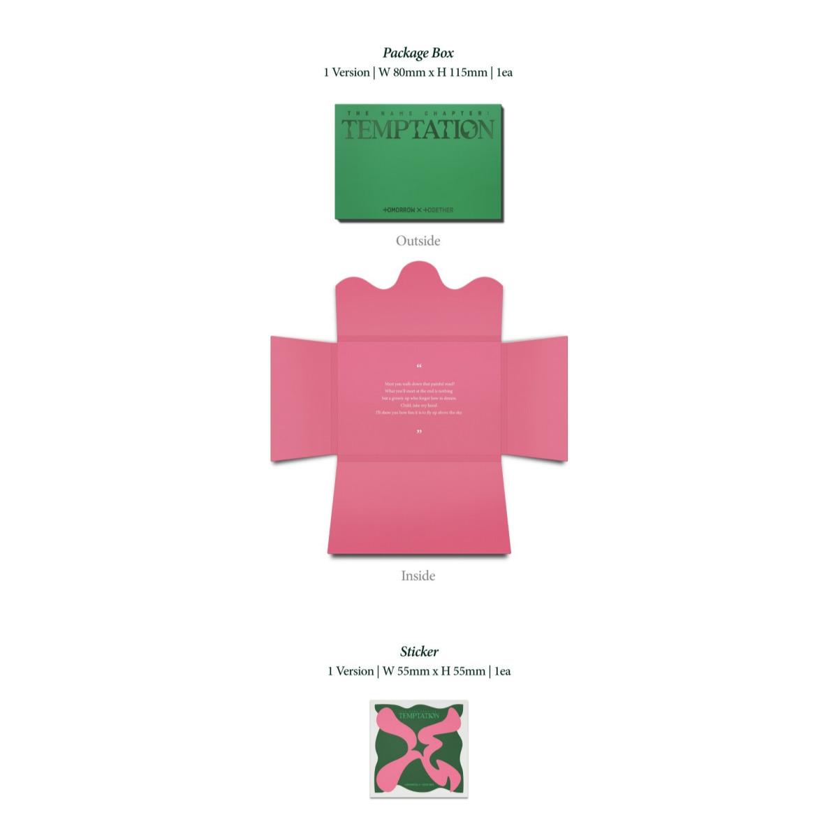TXT - THE NAME CHAPTER : TEMPTATION Weverse Albums ver.