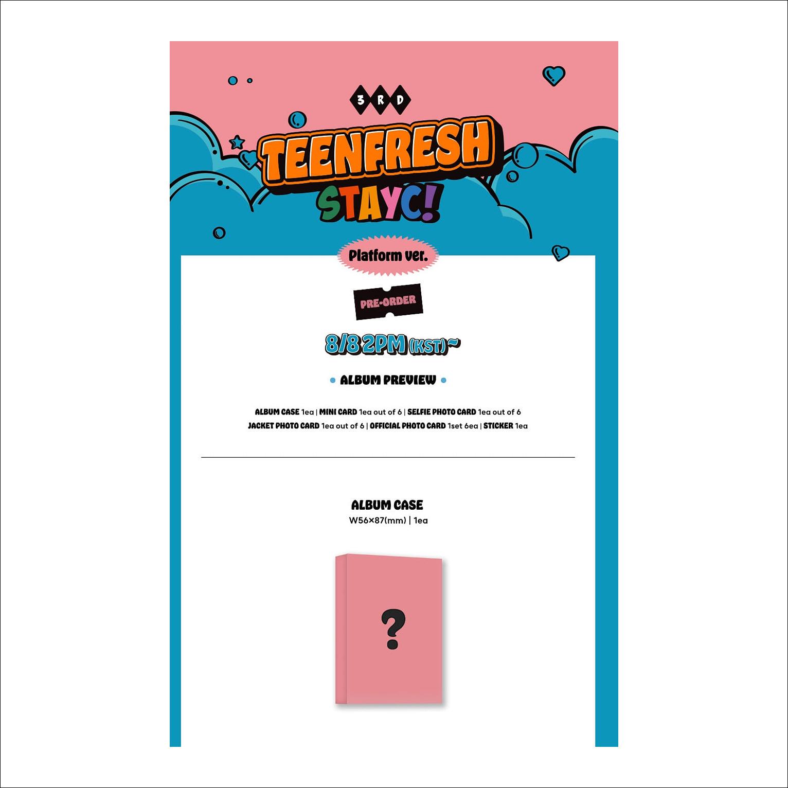 STAYC - TEENFRESH Platform Ver. / The 3rd Mini Album