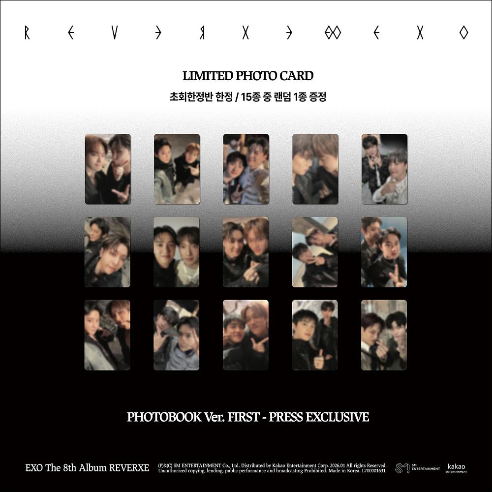 (PHOTOBOOK Ver.) EXO [EXIST] 8th Album + Free Gift