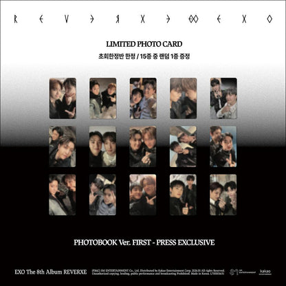 (PHOTOBOOK Ver.) EXO [EXIST] 8th Album + Free Gift