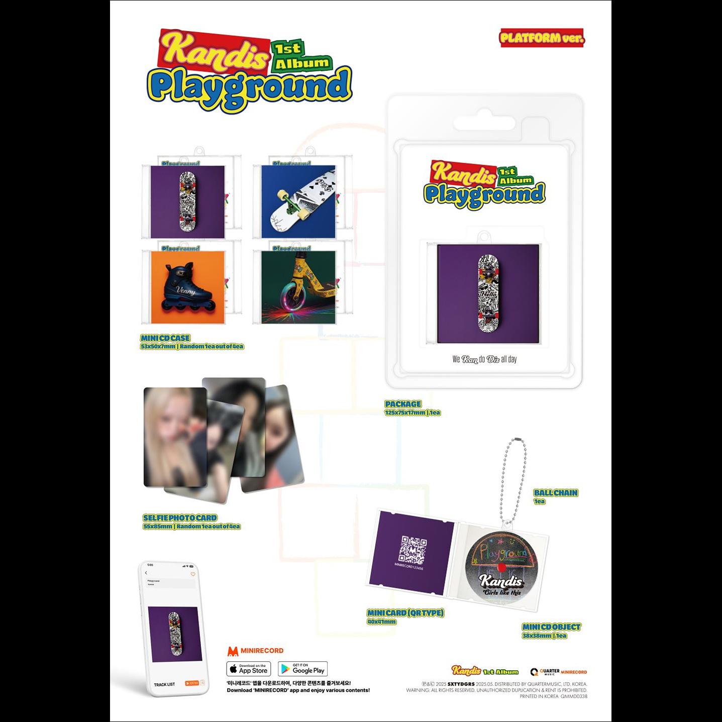 Kandis - Playground (Platform ver.) / 1st Album