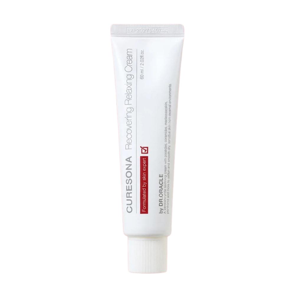 [Dr.Oracle] Curesona Recovering Relaxing Cream - Clinical Soothing & Barrier Repairing Facial Cream, 60ml | Olive's K-beauty