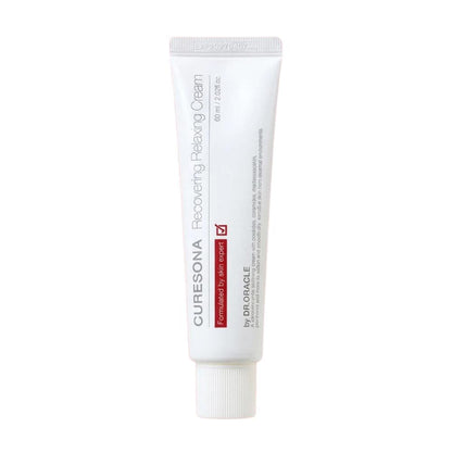 [Dr.Oracle] Curesona Recovering Relaxing Cream - Clinical Soothing & Barrier Repairing Facial Cream, 60ml | Olive's K-beauty