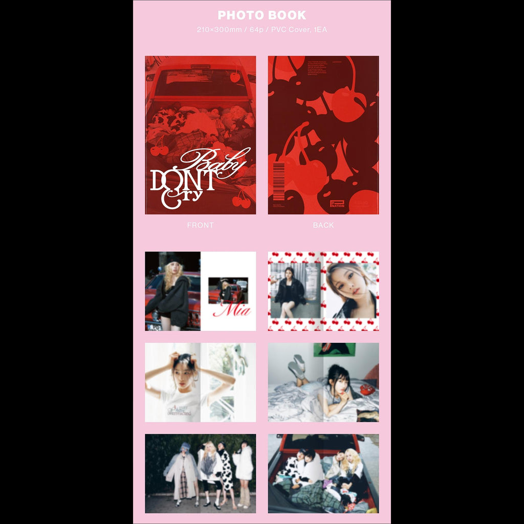 Baby DONT Cry - Debut Single [F Girl] PHOTOBOOK