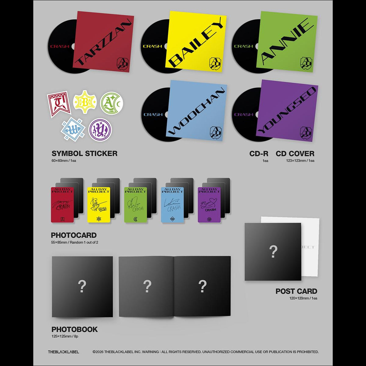 [Pre-order] ALLDAY PROJECT - The 2nd EP Album [CRASH] (FOCUS ver.) + Free Gift