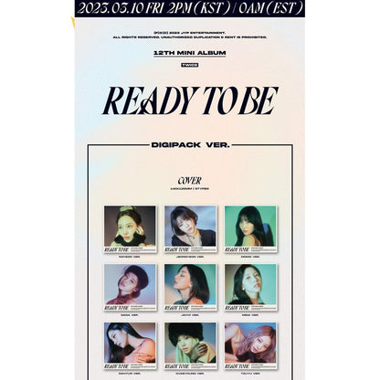 TWICE - READY TO BE Digipack ver.