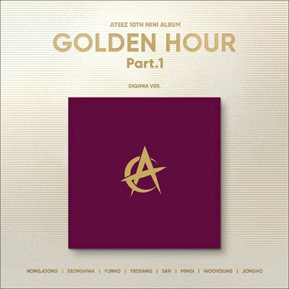 ATEEZ - GOLDEN HOUR : Part.1 Digipak Ver. / 10th Mini Album
