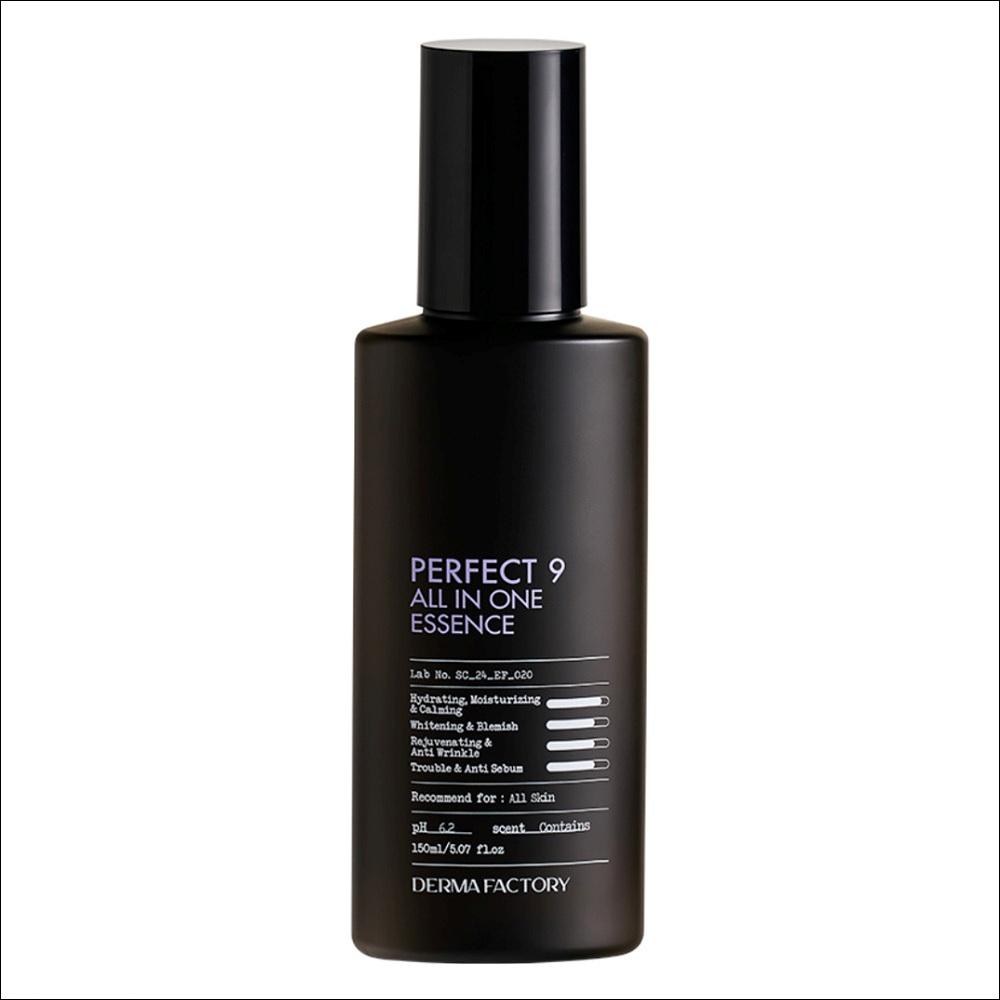 Derma Factory Perfect 9 All-in-One Essence for Men 150ml – Multi-Functional Skin Essence