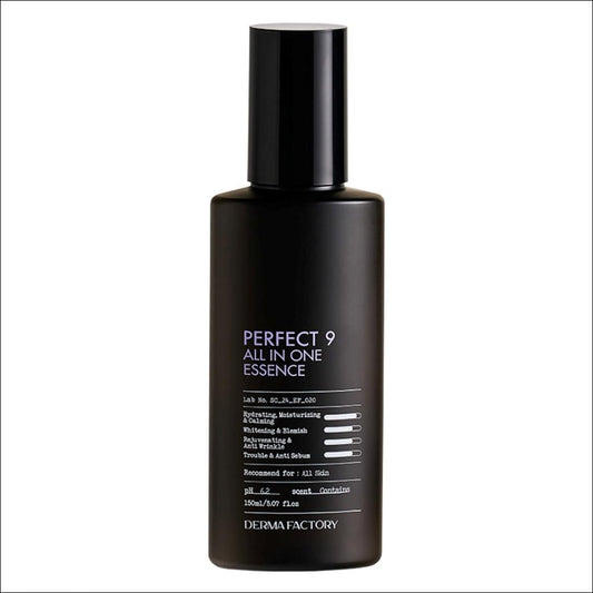 Derma Factory Perfect 9 All-in-One Essence for Men 150ml – Multi-Functional Skin Essence