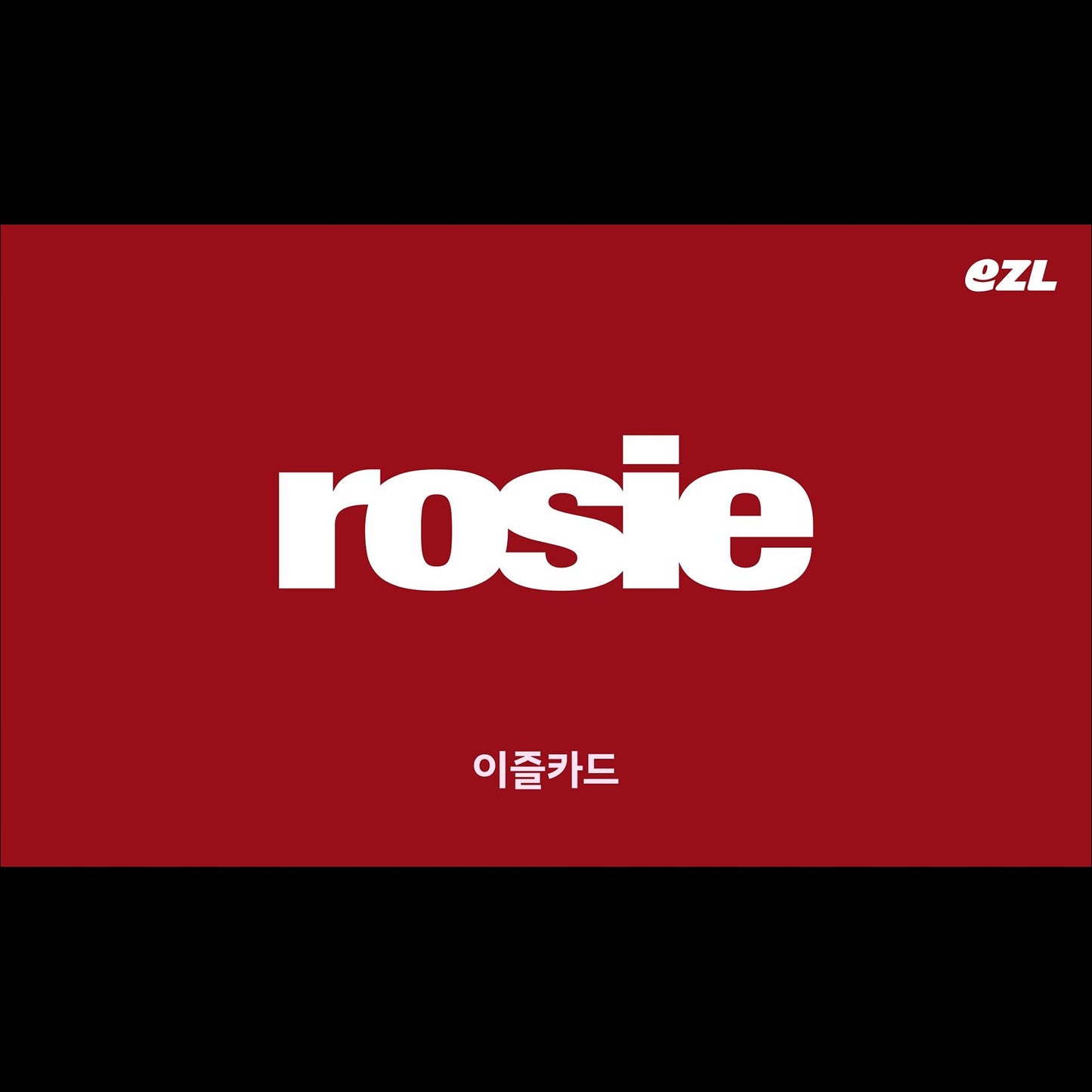 [Pre-order] ROSE [rosie (ROSÉ-A/B)] EZL Transportation Photo Card + Free Gift
