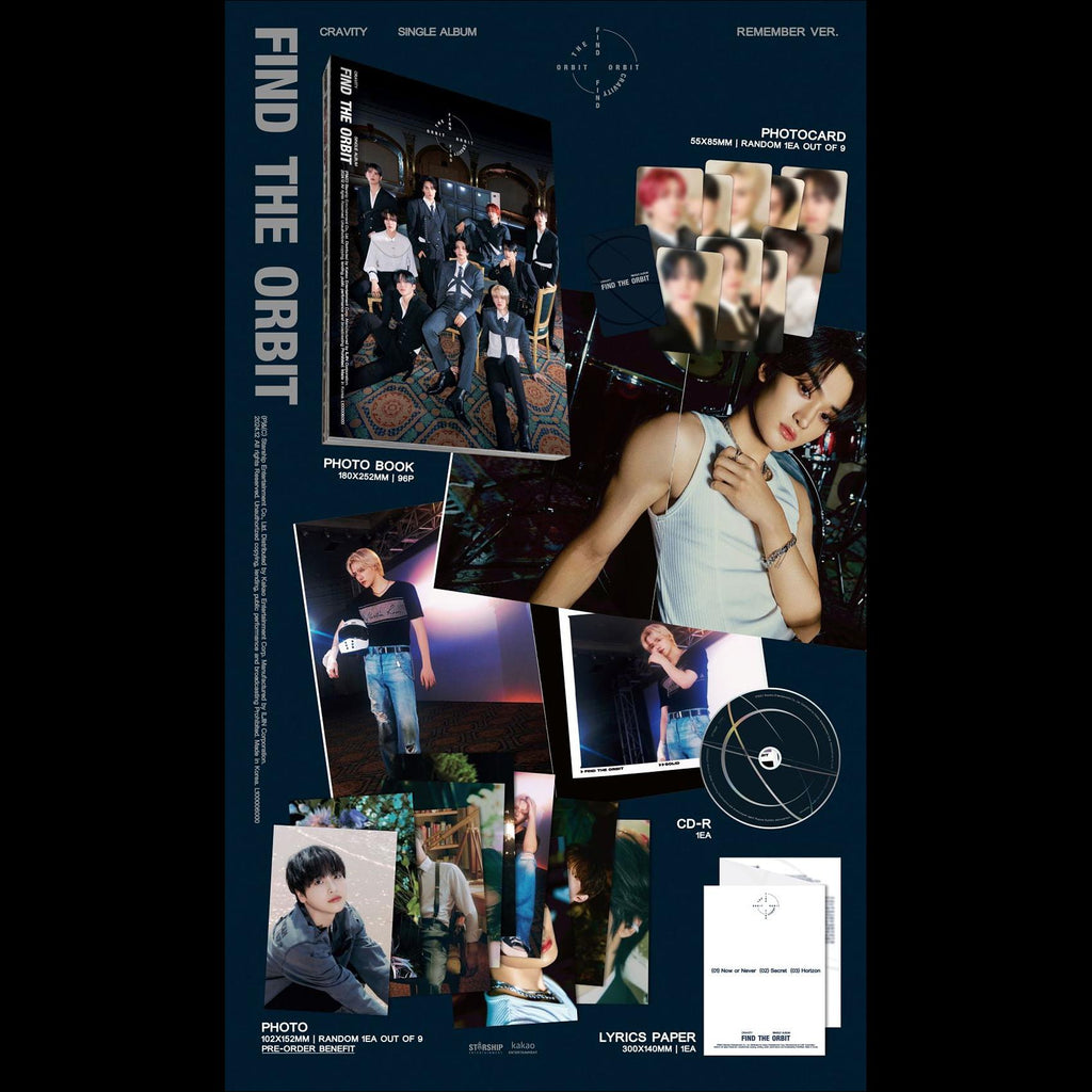 CRAVITY [FIND THE ORBIT] Single Album_REMEMBER ver.