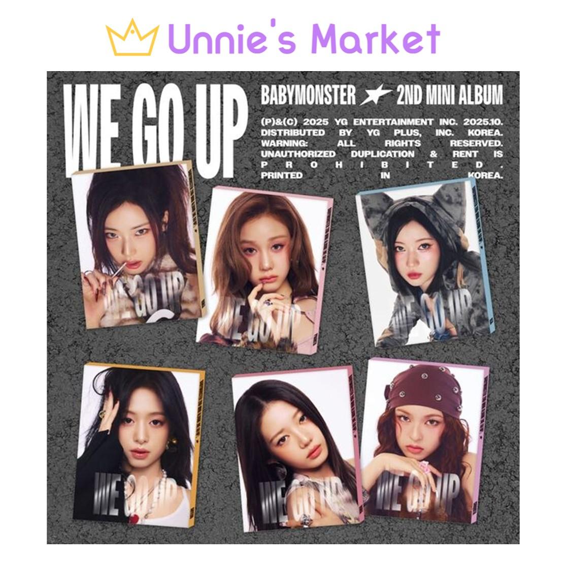 BABYMONSTER [WE GO UP] PATTERN Ver. / 2nd MINI ALBUM + Free Gift