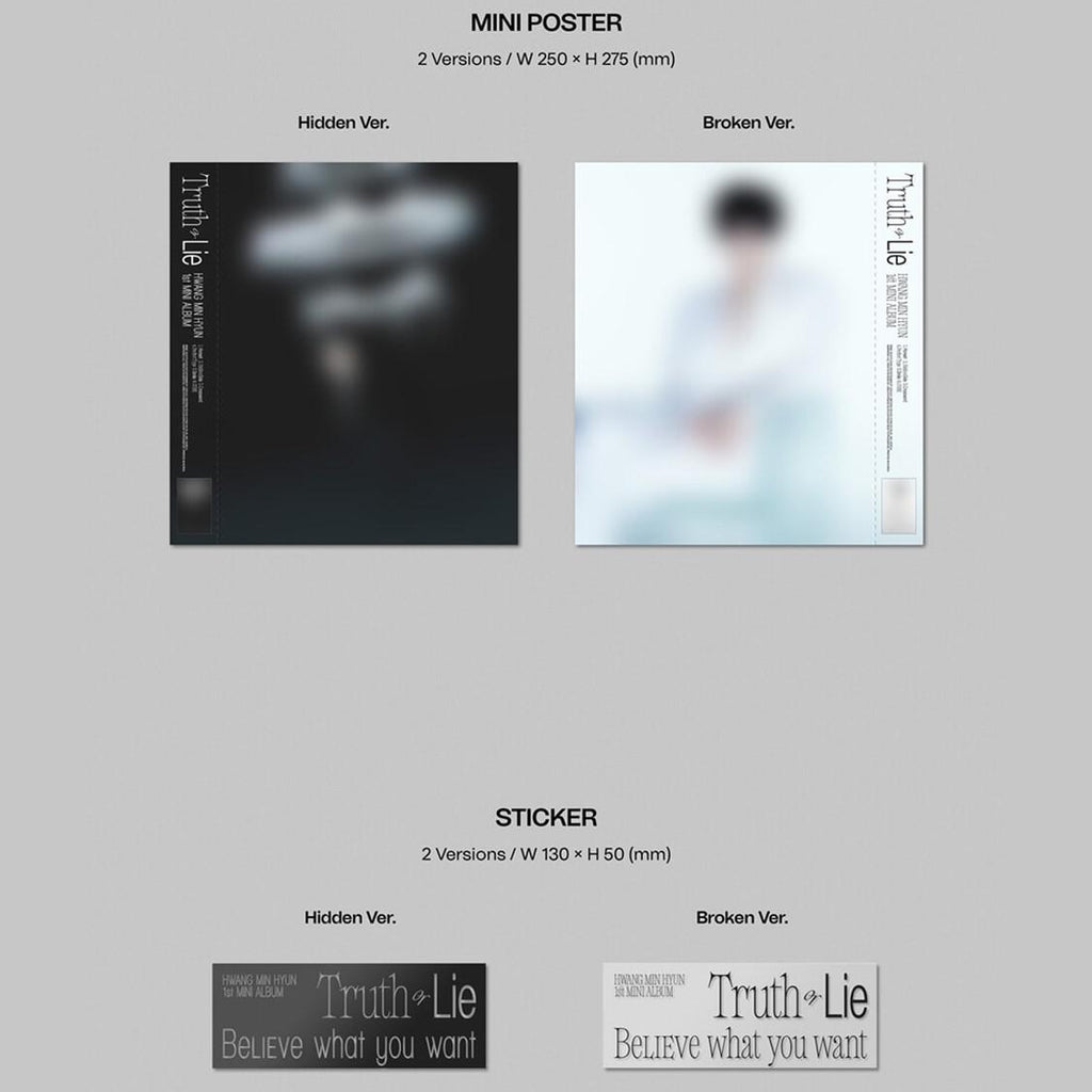 HWANG MIN HYUN Truth or Lie - 1st MINI ALBUM
