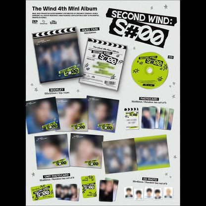 [Pre-order] The Wind [Second wind : S#00] 4th Mini Album (Jewel Case Ver.) + Free Gift