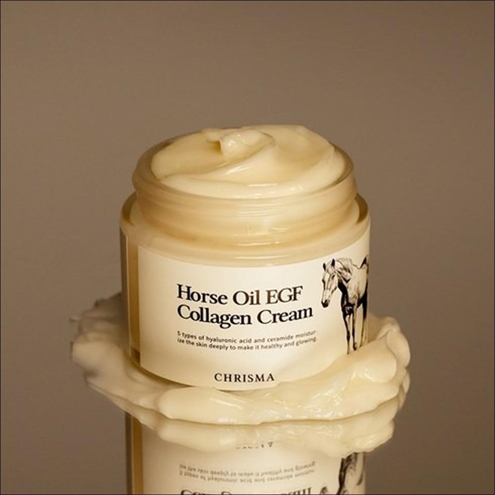 Christma Horse Oil EGF Collagen Cream 70g – Nourishing & Elasticity Care Cream