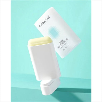 [Cell Fusion C] Stick Sunscreen 100 19g - SPF50+ PA++++, Hypoallergenic & Sensitive Skin Safe, Non-Sticky Sun Stick, K-Beauty Expert Sun Care