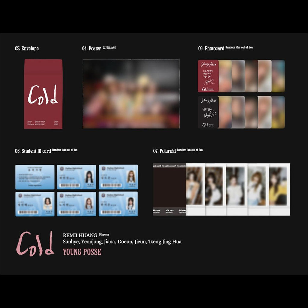 YOUNG POSSE [COLD] Special Album (Photobook ver. / Making ver.)