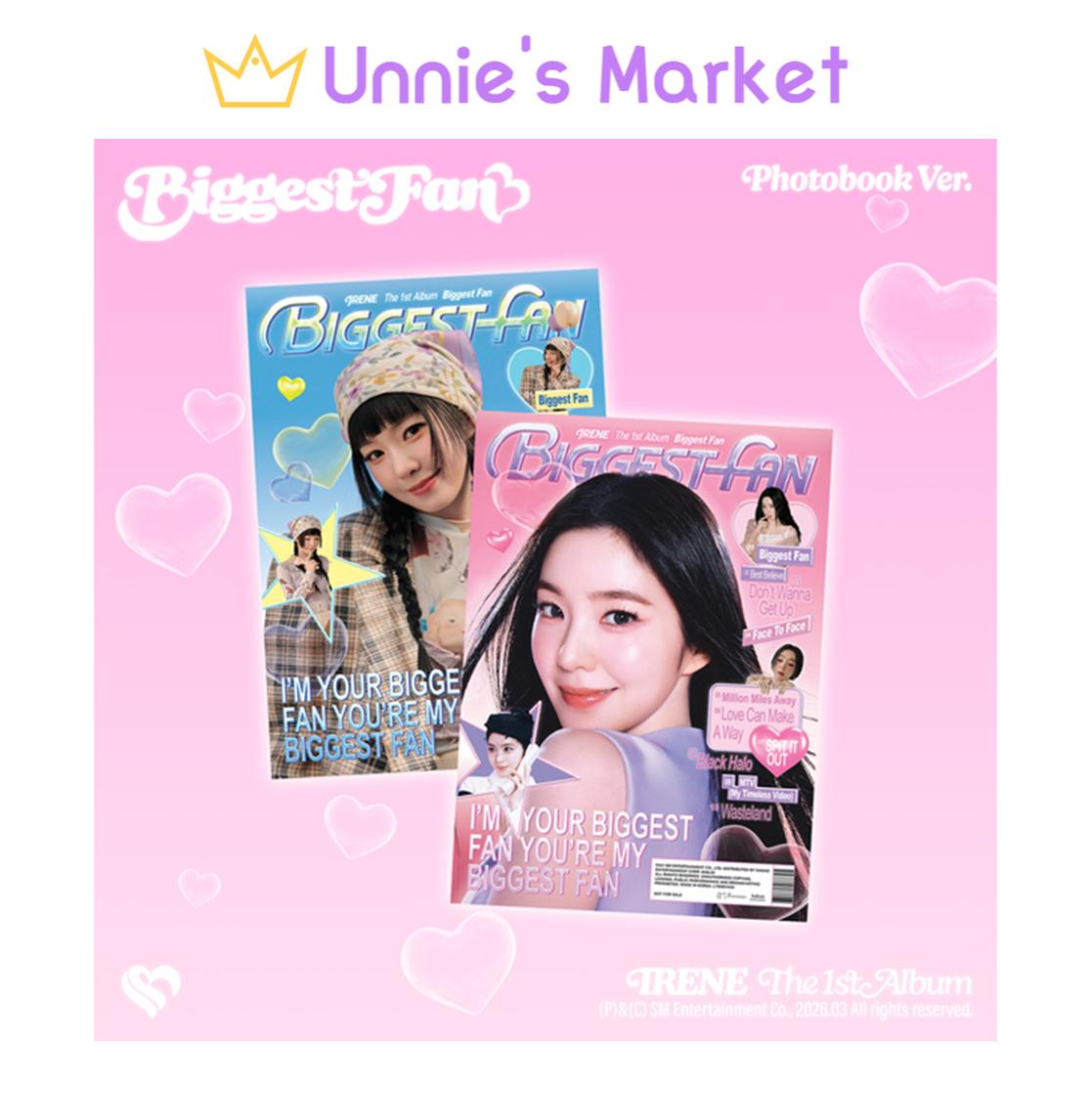 (Photobook Ver.) IRENE (Red Velvet) [Biggest Fan] 1st Album + Free Gift
