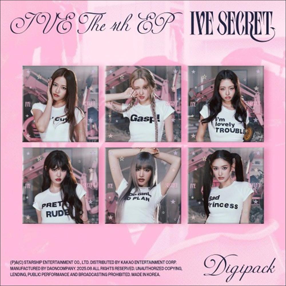 IVE [IVE SECRET] Digipack ver. / The 4th EP Album