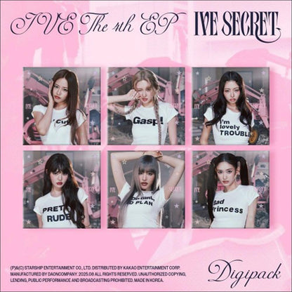 IVE [IVE SECRET] Digipack ver. / The 4th EP Album