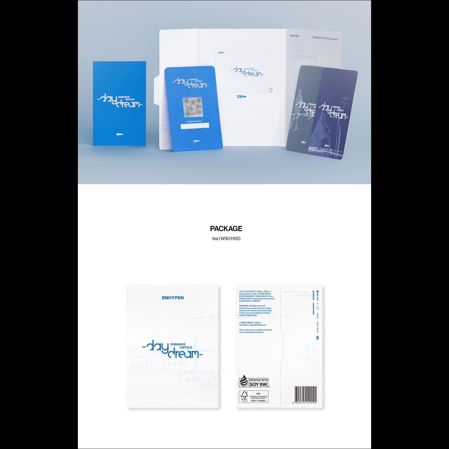 ENHYPEN - ROMANCE  UNTOLD –daydream- (Weverse Albums ver.) + Free Gift