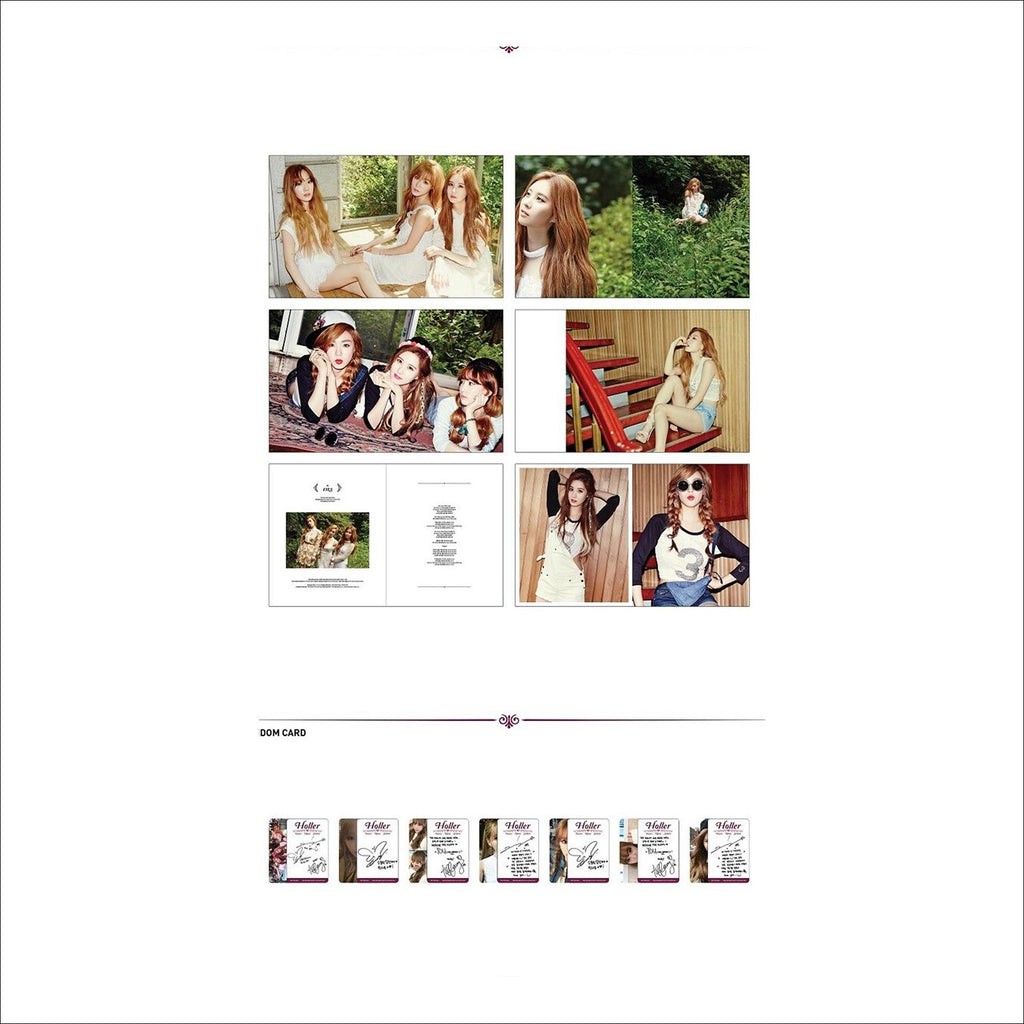 SNSD TTS - Holler 2nd Mini Album / Girls' Generation