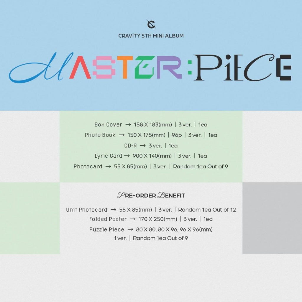 CRAVITY MASTER:PIECE Album