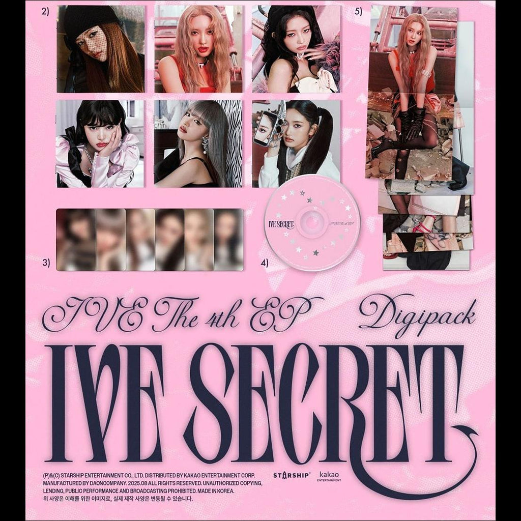 IVE [IVE SECRET] Digipack ver. / The 4th EP Album