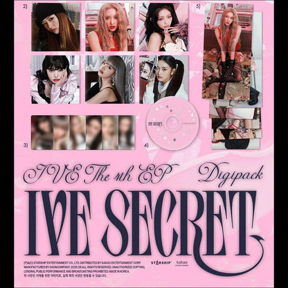 IVE [IVE SECRET] Digipack ver. / The 4th EP Album