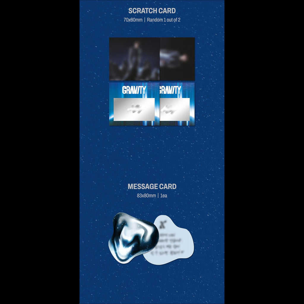 XIA (JYJ) 5th FULL ALBUM [GRAVITY] Cosmic Ver. + Free Gift
