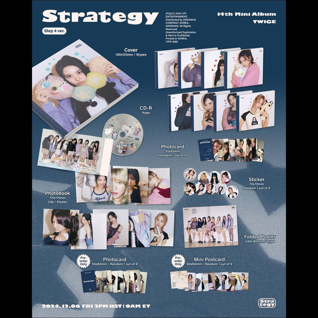 TWICE - STRATEGY 14th Mini Album (Step4 ver. )