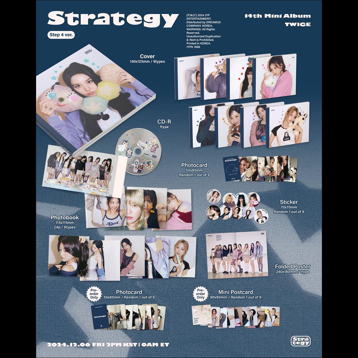 TWICE - STRATEGY 14th Mini Album (Step4 ver. )