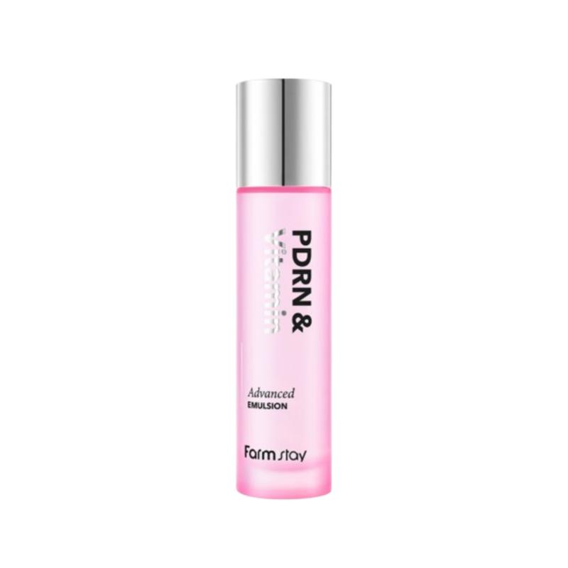 [Farmstay] PDRN & Vitamin Advanced Emulsion (100ml) | Hydrating & Brightening Facial Lotion, K-Beauty